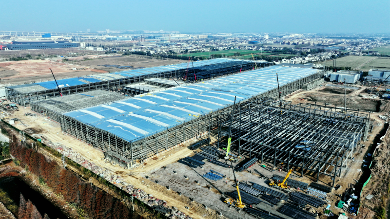 “拿地即开工”跑出加速度 新华昌项目冲刺明年6月投产