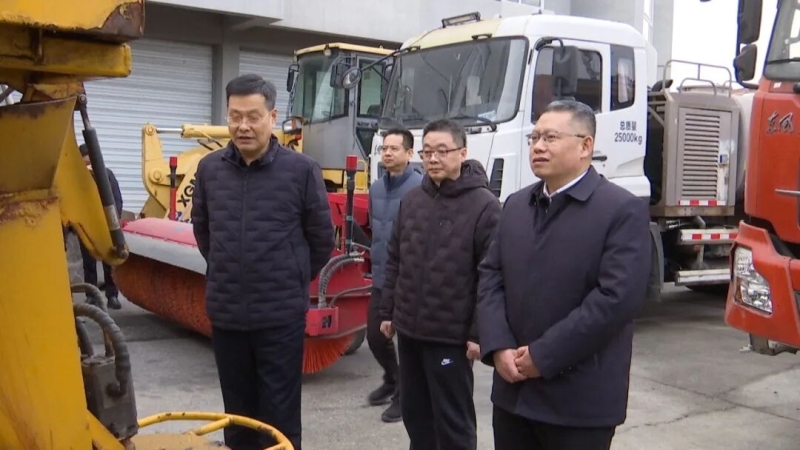 牛世杰调研督导低温雨雪冰冻大风天气防范应对工作