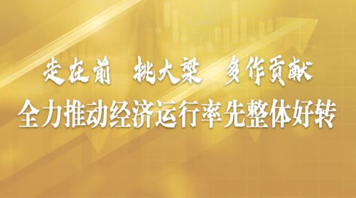 走在前 挑大梁 多做贡献 全力推动经济运行率先整体好转